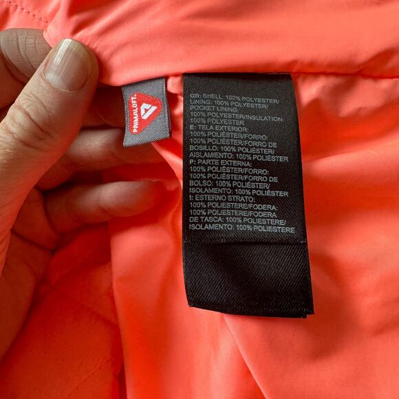 The North Face Quilted Jacket Orange - Picture 6 of 9